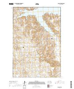 Beulah NW 2017 topographic map thumbnail