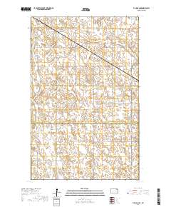 Billings Lake 2017 topographic map thumbnail