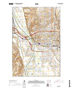 Bismarck 2017 topographic map thumbnail
