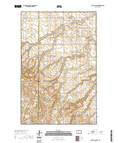 Blacktail Coulee 2018 topographic map thumbnail