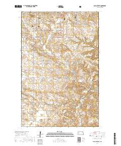 Blue Buttes SE 2017 topographic map thumbnail