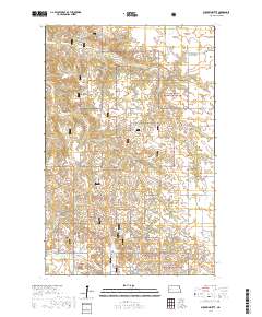 Buckskin Butte 2017 topographic map thumbnail