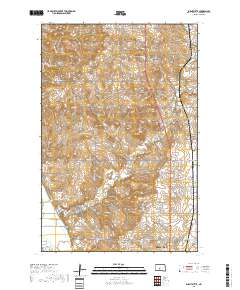 Burnt Butte 2018 topographic map thumbnail