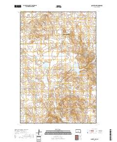 Canfield Lake 2018 topographic map thumbnail