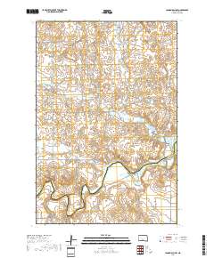 Cannon Ball NW 2018 topographic map thumbnail
