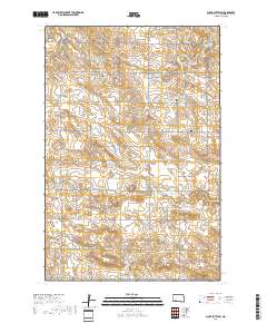Clark Butte SW 2018 topographic map thumbnail