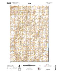 Clementsville 2017 topographic map thumbnail
