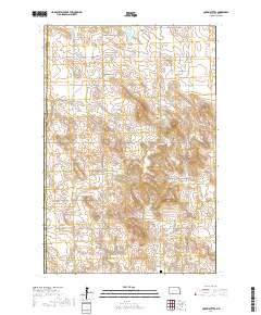 Coffin Buttes 2017 topographic map thumbnail