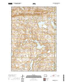 Coldwater Lake 2018 topographic map thumbnail