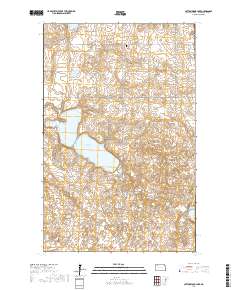Cottonwood Lake 2017 topographic map thumbnail