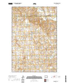 Crown Butte 2018 topographic map thumbnail