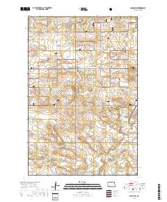 Daglum SW 2018 topographic map thumbnail