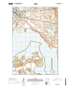 Devils Lake 2017 topographic map thumbnail