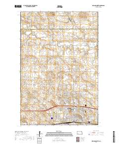 Dickinson North 2017 topographic map thumbnail