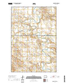 Doaks Butte 2018 topographic map thumbnail