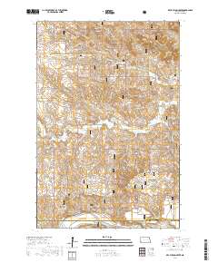 Dry Bullion Creek 2017 topographic map thumbnail