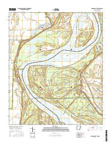 Arkansas City 2017 topographic map thumbnail