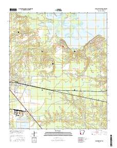 Ashdown East 2017 topographic map thumbnail