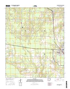 Ashdown West 2017 topographic map thumbnail
