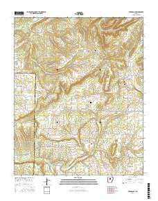 Bee Branch 2017 topographic map thumbnail