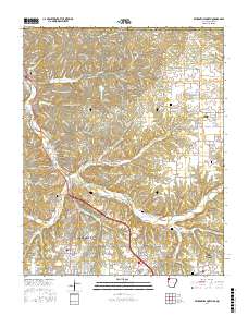 Bentonville North 2017 topographic map thumbnail