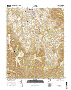 Berryville 2017 topographic map thumbnail