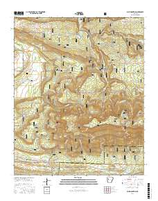 Blue Mountain 2017 topographic map thumbnail