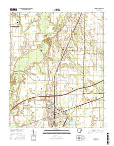 Brinkley 2017 topographic map thumbnail