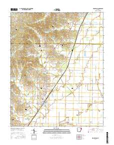 Brookland 2017 topographic map thumbnail