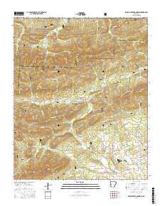 Brushy Creek Mountain 2017 topographic map thumbnail