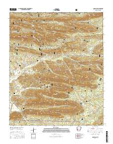 Caddo Gap 2017 topographic map thumbnail