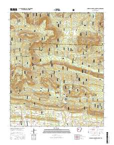 Chickalah Mountain West 2017 topographic map thumbnail