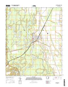 Clarendon 2017 topographic map thumbnail