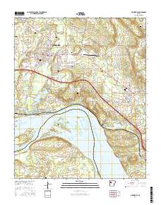 Clarksville 2017 topographic map thumbnail