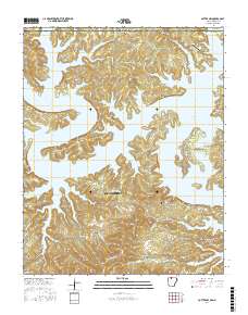 Cotter NW 2017 topographic map thumbnail