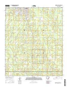 Crossett South 2017 topographic map thumbnail