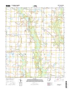 De Witt SW 2017 topographic map thumbnail