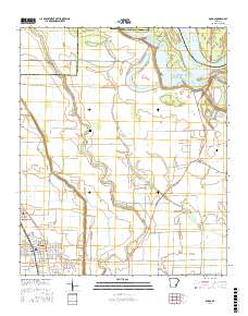 Dumas 2017 topographic map thumbnail