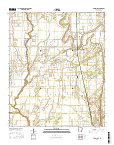 Eudora North 2017 topographic map thumbnail