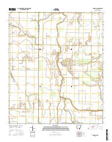 Eudora NW 2017 topographic map thumbnail