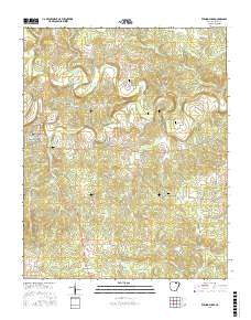 Evening Shade 2017 topographic map thumbnail