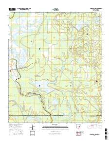 Felsenthal Dam 2017 topographic map thumbnail
