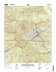 Fordyce 2017 topographic map thumbnail
