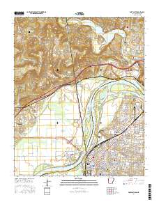 Fort Smith 2017 topographic map thumbnail