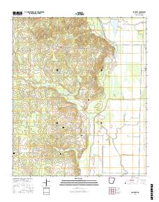 Fouke SE 2017 topographic map thumbnail