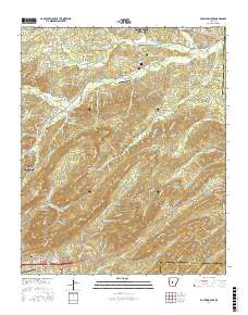 Fountain Lake 2017 topographic map thumbnail
