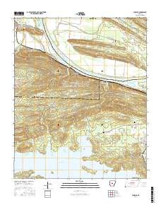 Fourche 2017 topographic map thumbnail