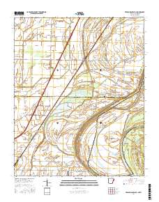 Frenchmans Bayou 2017 topographic map thumbnail
