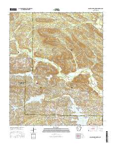 Goosepond Mountain 2017 topographic map thumbnail