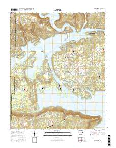 Greers Ferry 2017 topographic map thumbnail